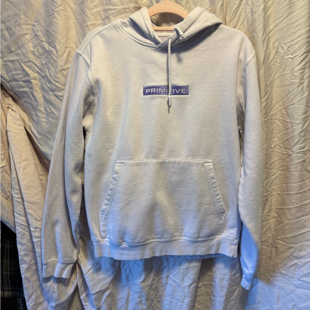 Primitive Light Purple Hoodie with Dark Purple Logo